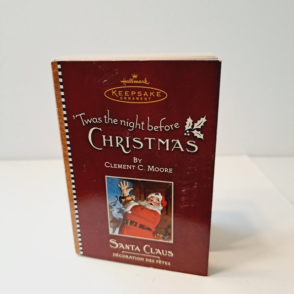 Hallmark Keepsake TWAS THE NIGHT BEFORE CHRISTMAS Santa Claus NEW In Box 2001 - Picture 2 of 5